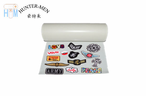 Different Thickness Hot Melt Glue Film For Different Embroidery Patch on Fabric